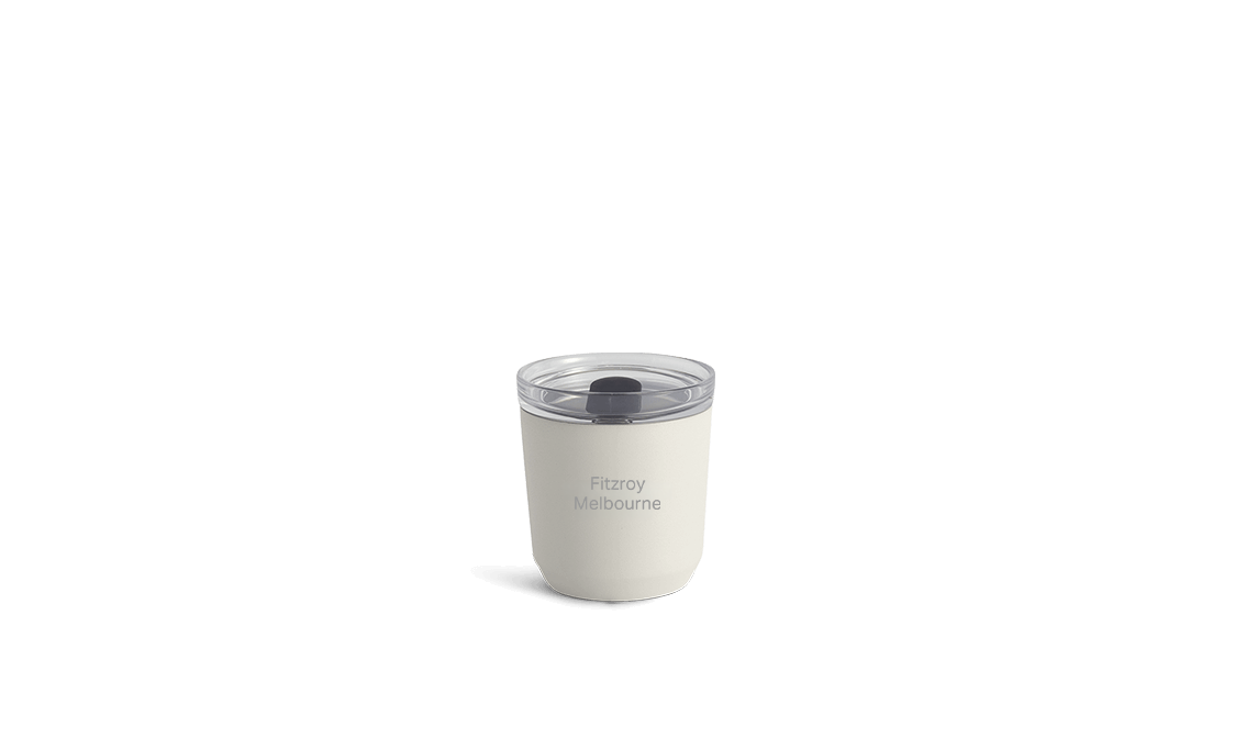 Kinto Reusable Travel Coffee Mug White