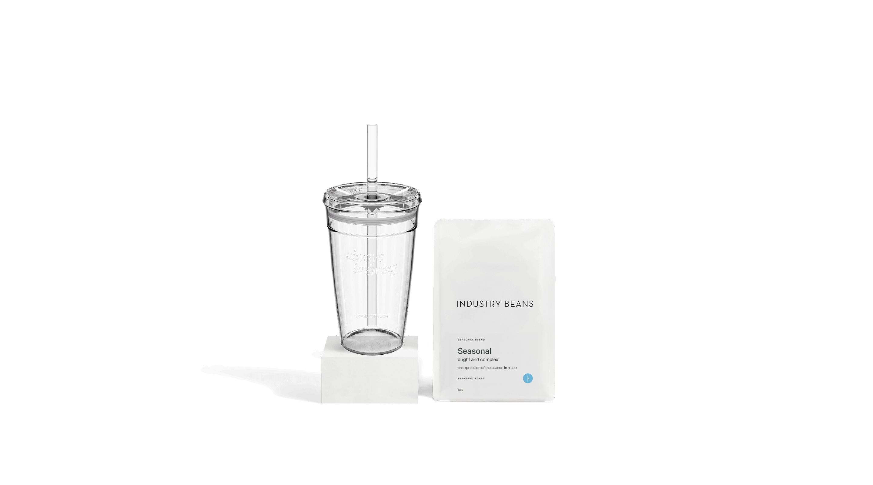 Industry Beans Seasonal Espresso Blend Coffee & KeepCup Cold Cup Gift Set