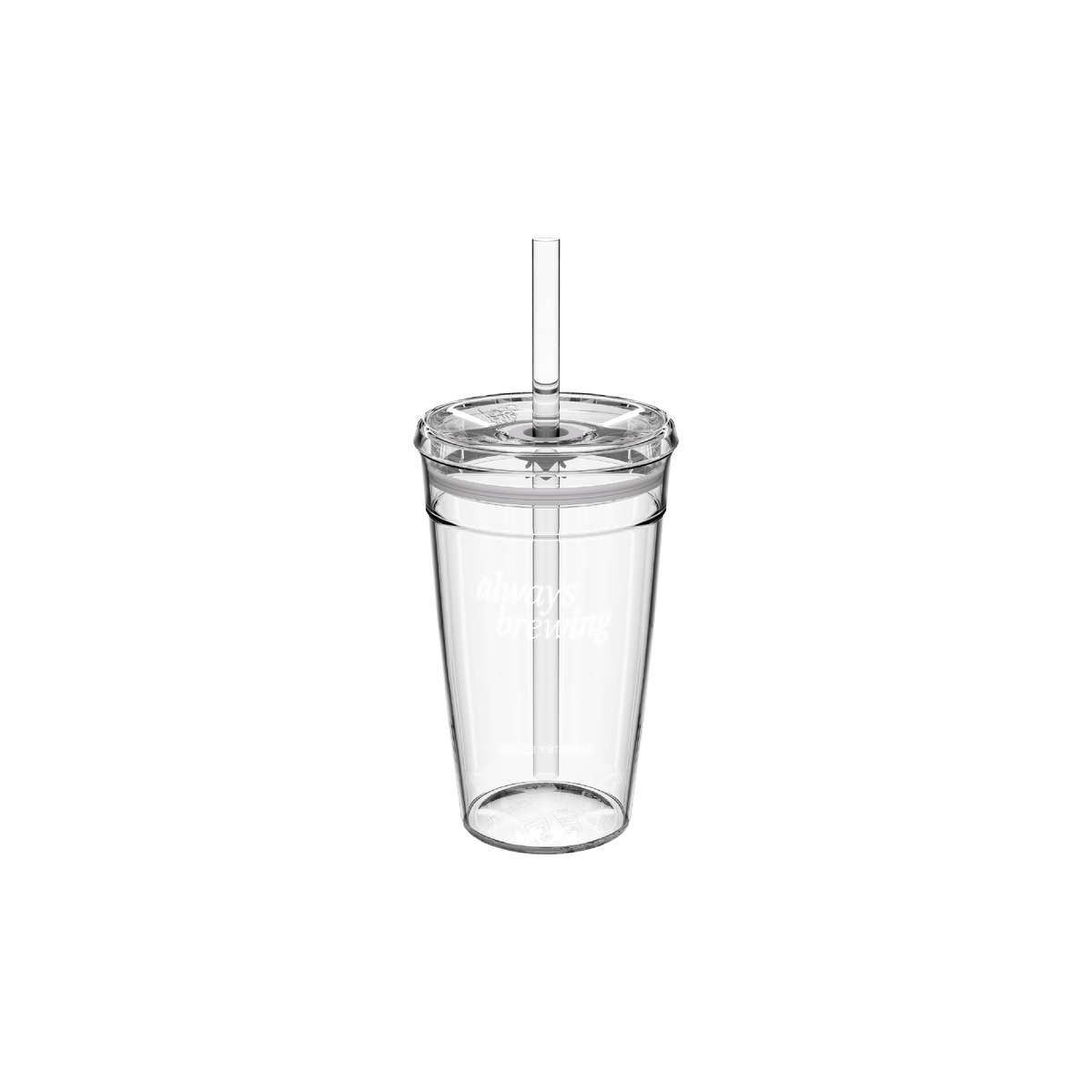 clear coffee tumbler