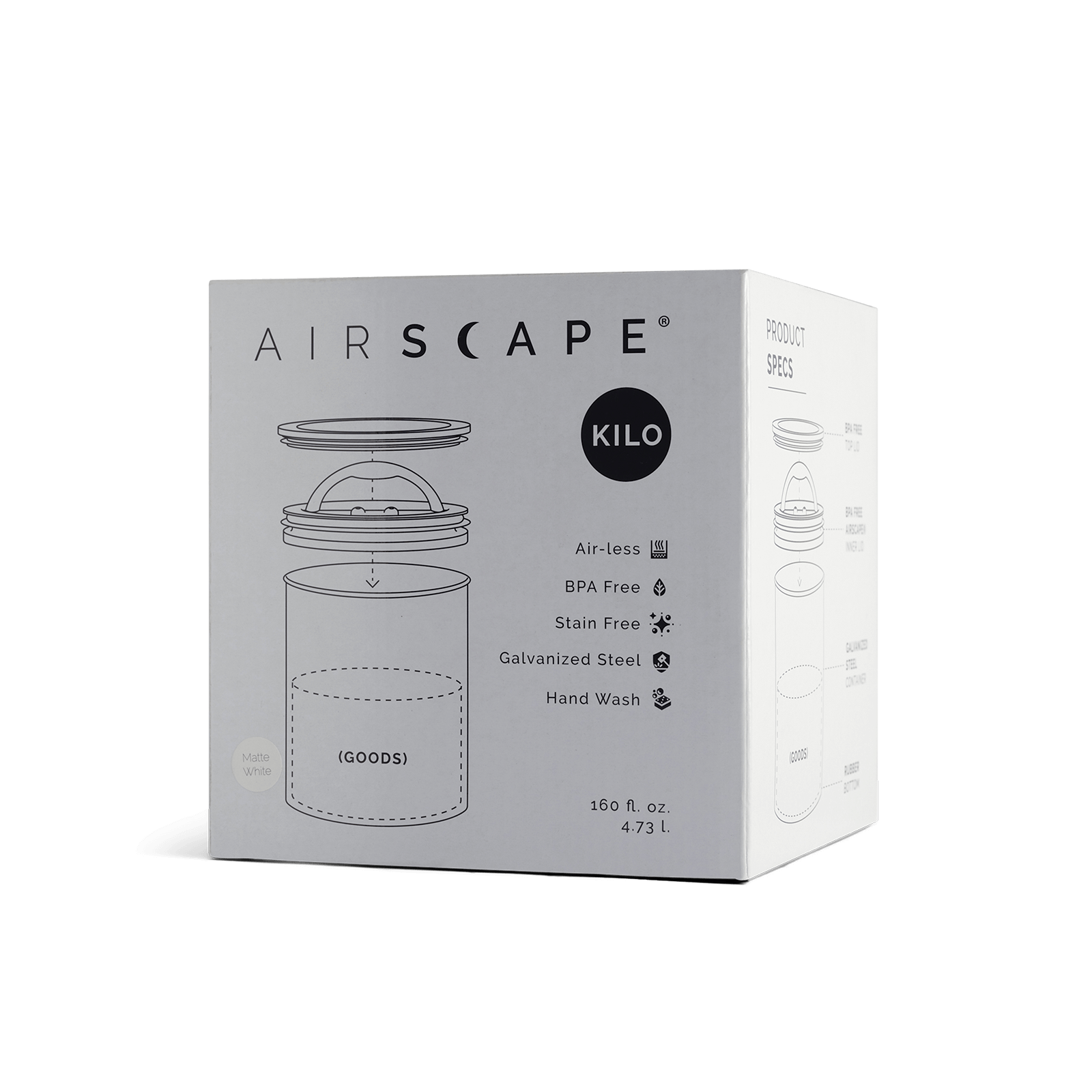 Airscape Vacuum Canister