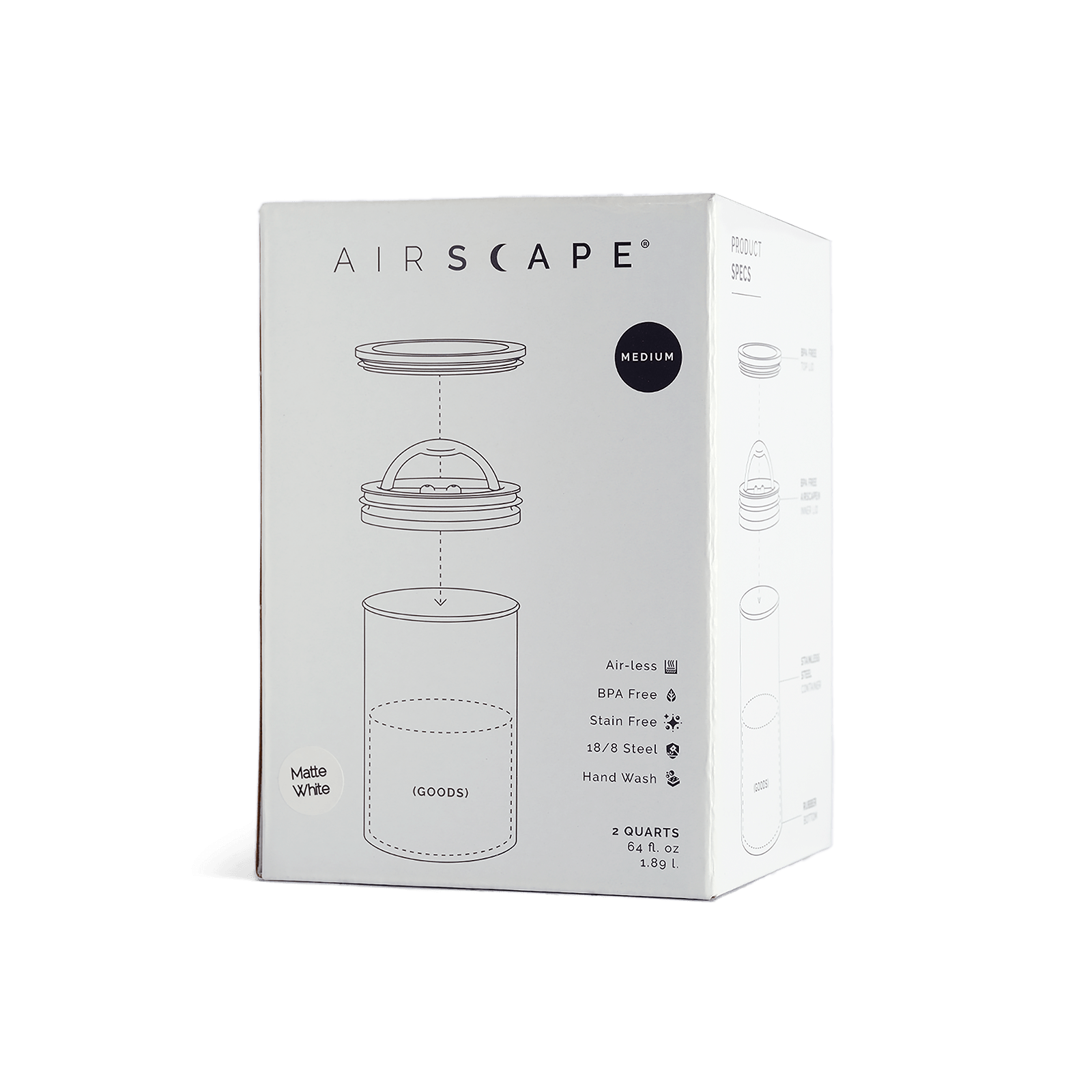 Airscape Vacuum Canister