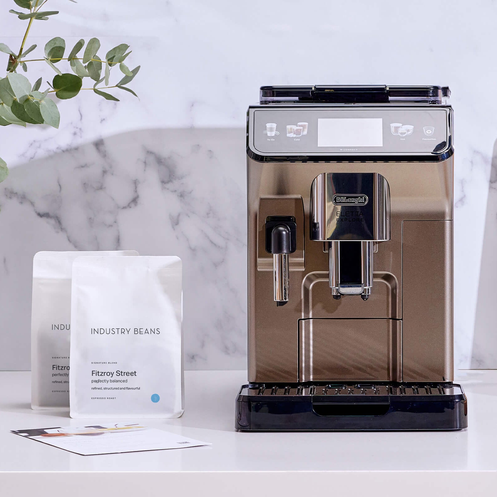 De'longhi Eletta Explore Automatic Coffee Machine with Cold Brew