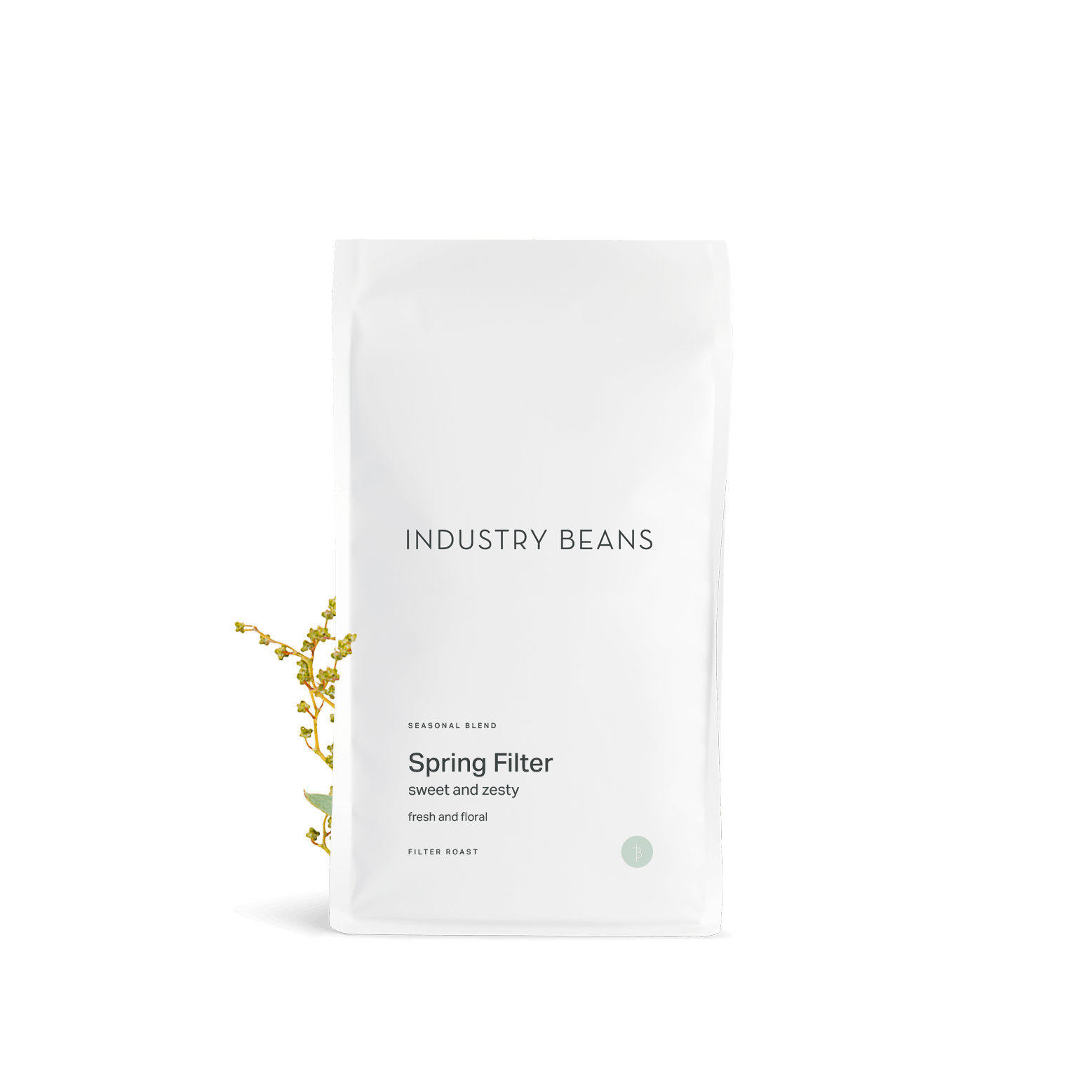 A 1kg bag of industry beans spring filter blend
