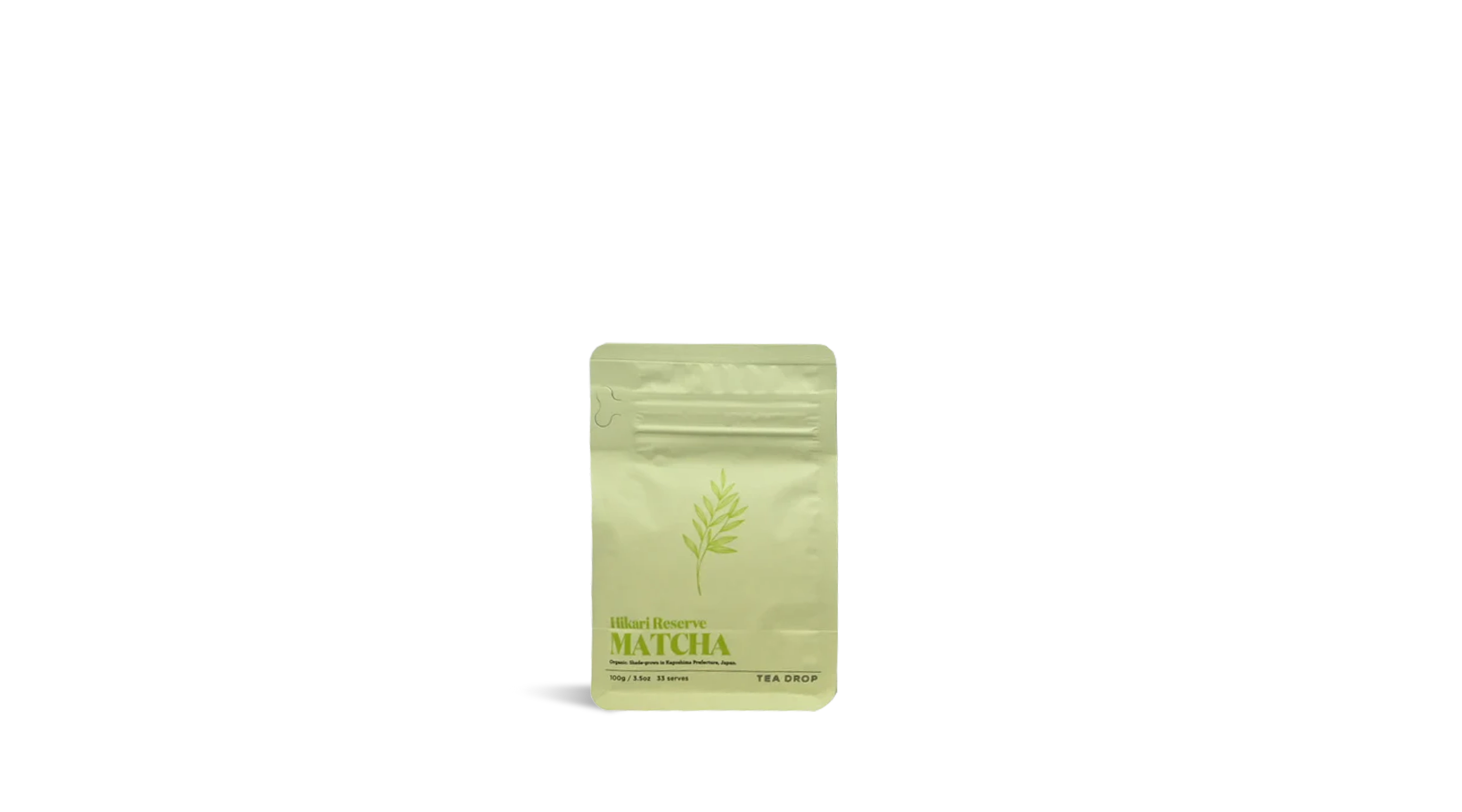 Hikari Reserve Organic Matcha Tea Package on white background