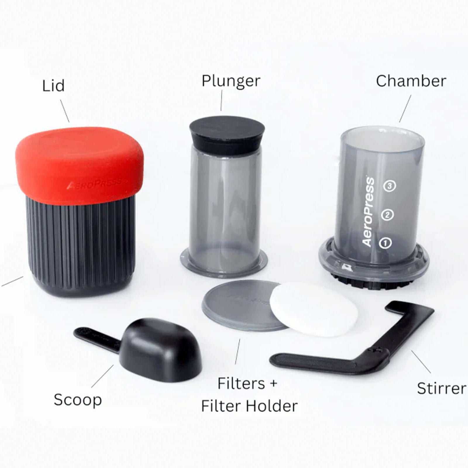 aeropress coffee brewer parts