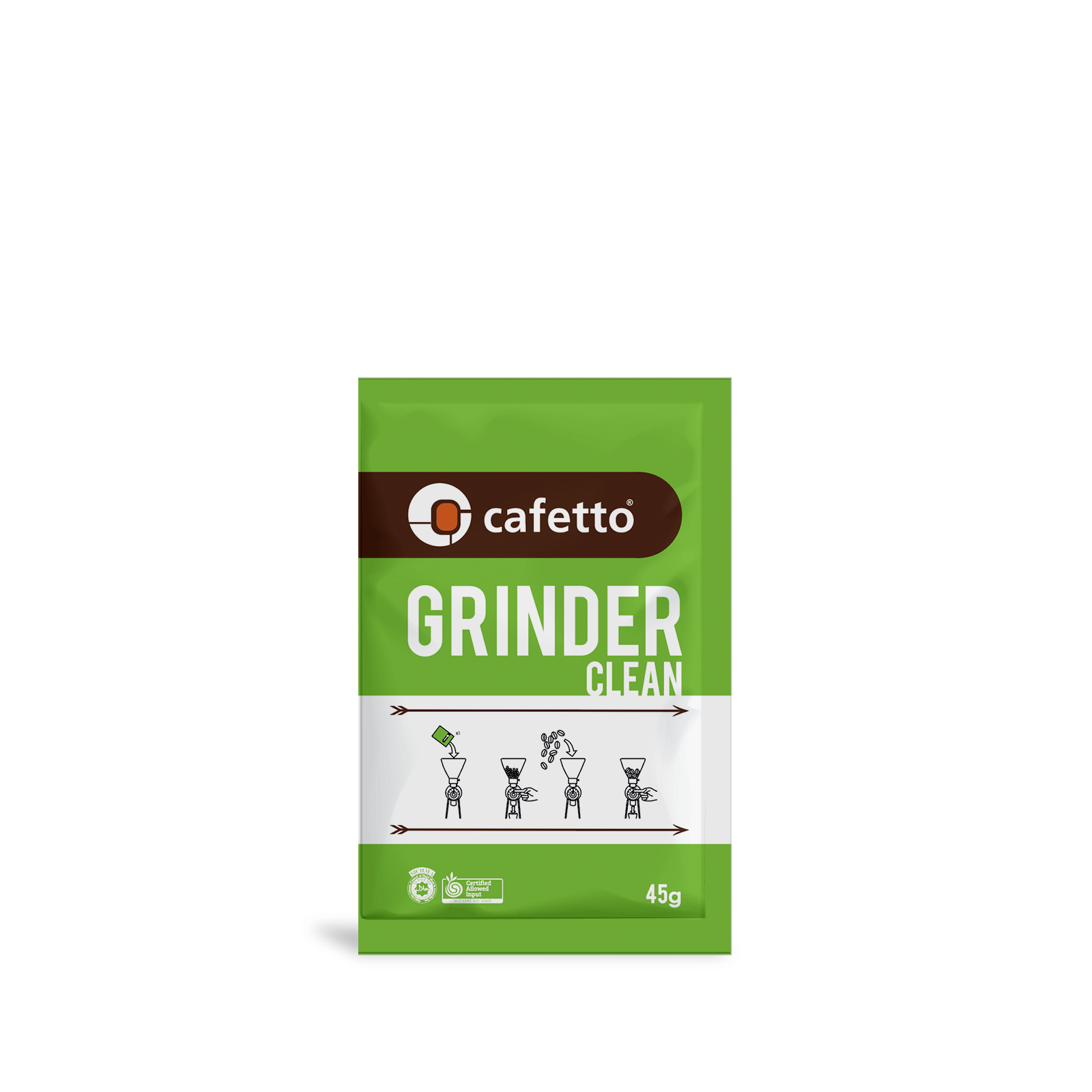 Cafetto Grinder Clean packaging on a white background