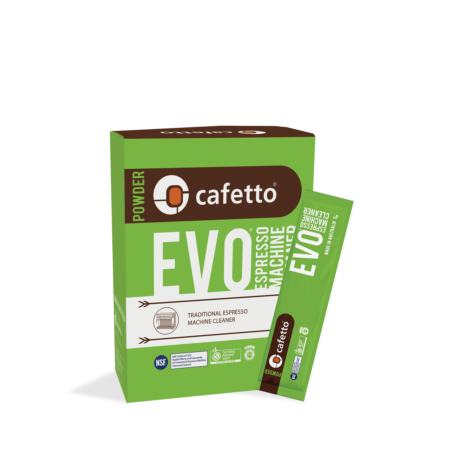 Cafetto EVO Espresso Machine Clean Sachet 12 Pack
