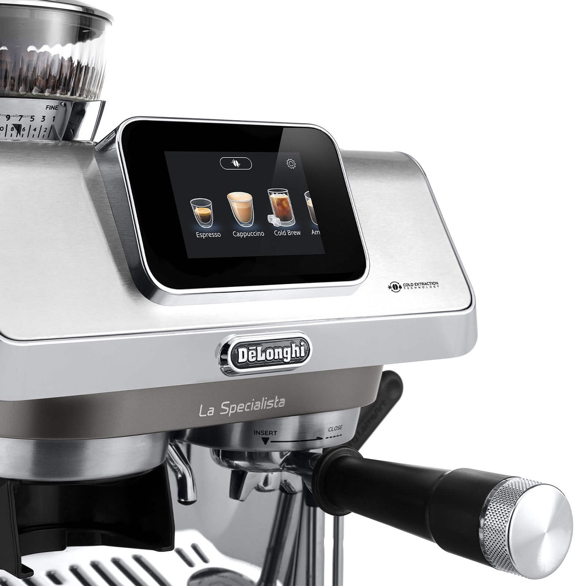 De'Longhi La Specialista Touch Metal espresso machine from Industry Beans.