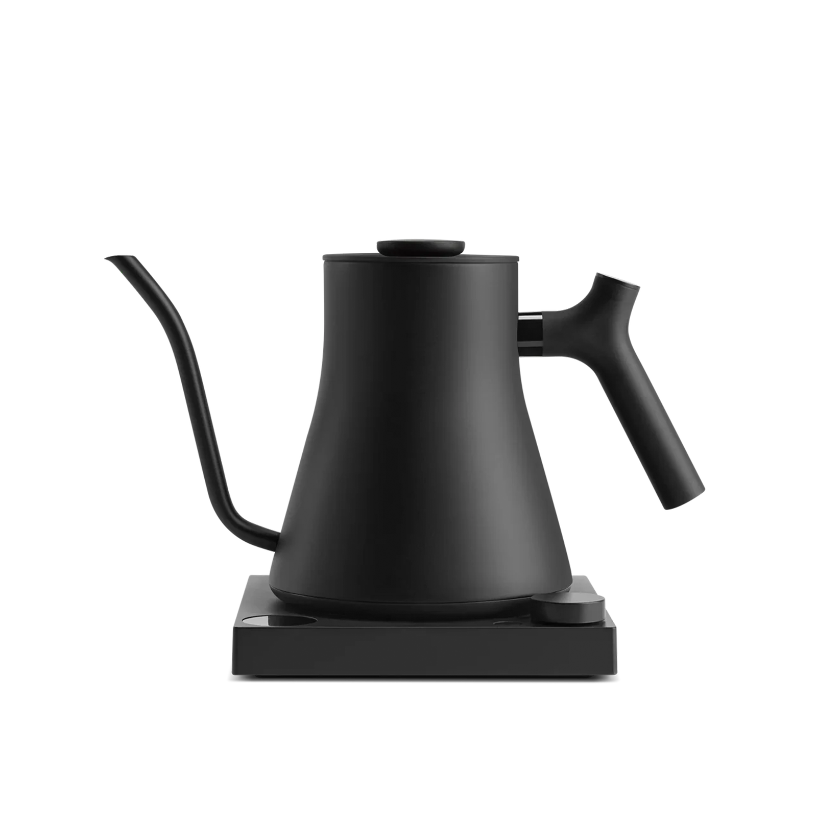 Matte Black Fellow Stagg EKG Pro Electric Kettle on white background