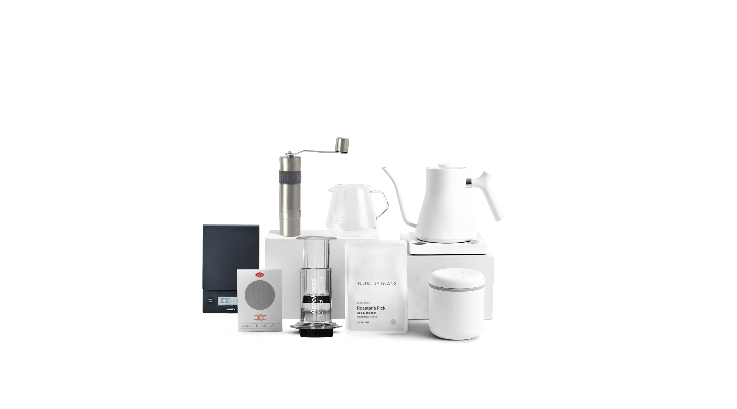 The Full Aeropress Kit