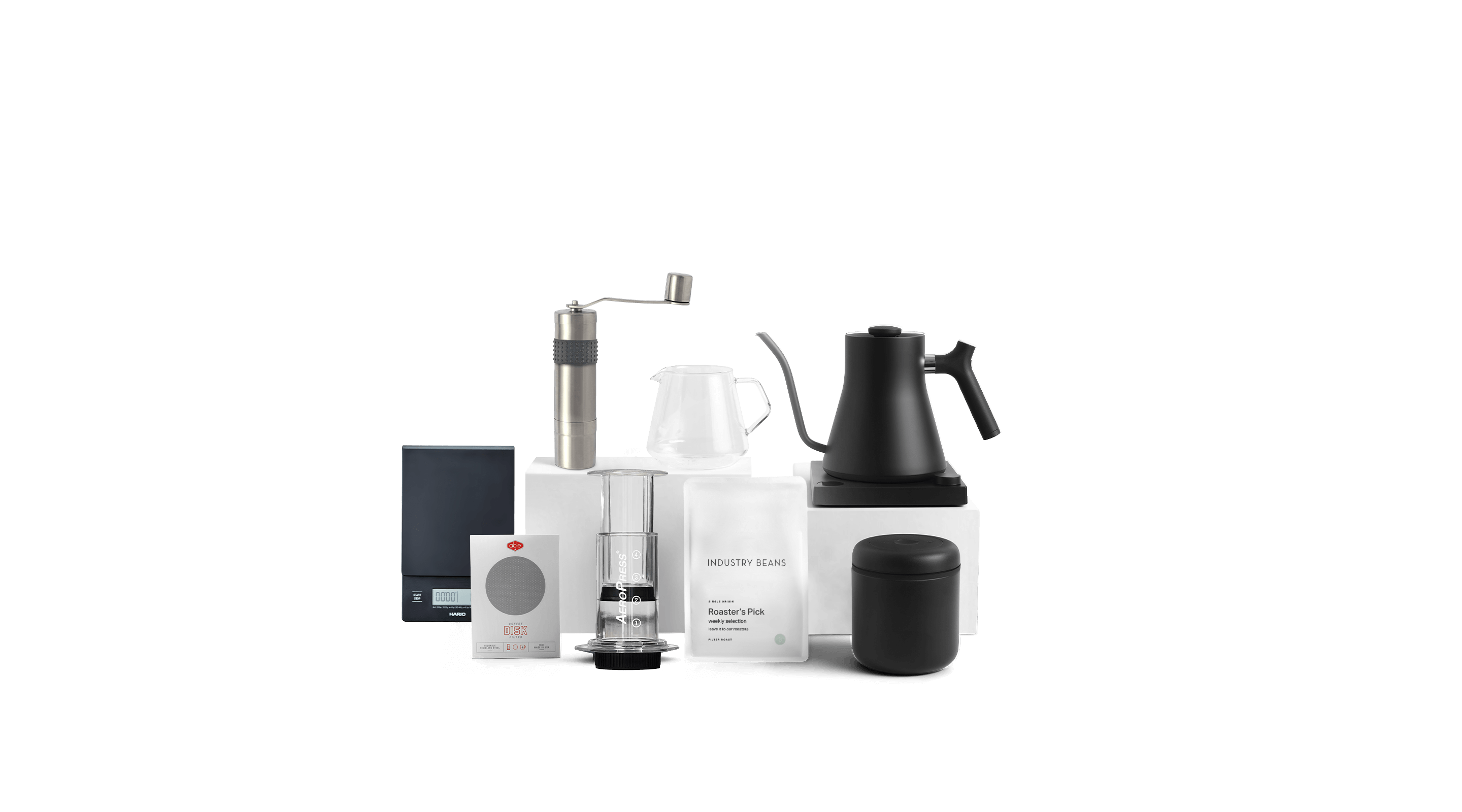 The Full Aeropress Kit