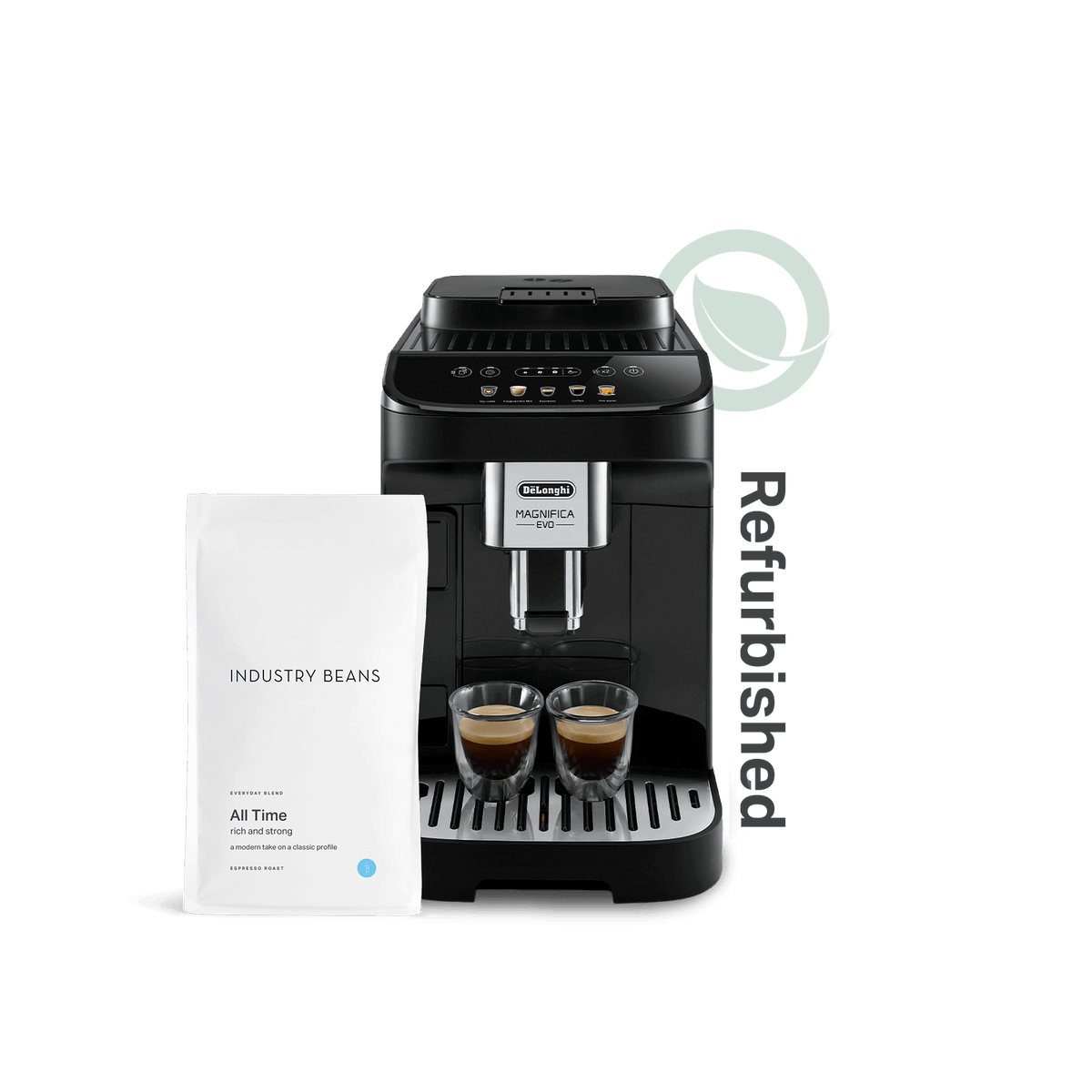 DeLonghi Magnifica EVO ブラック De'longhi Magnifica EVO Automatic Coffee Machine - Refurbished