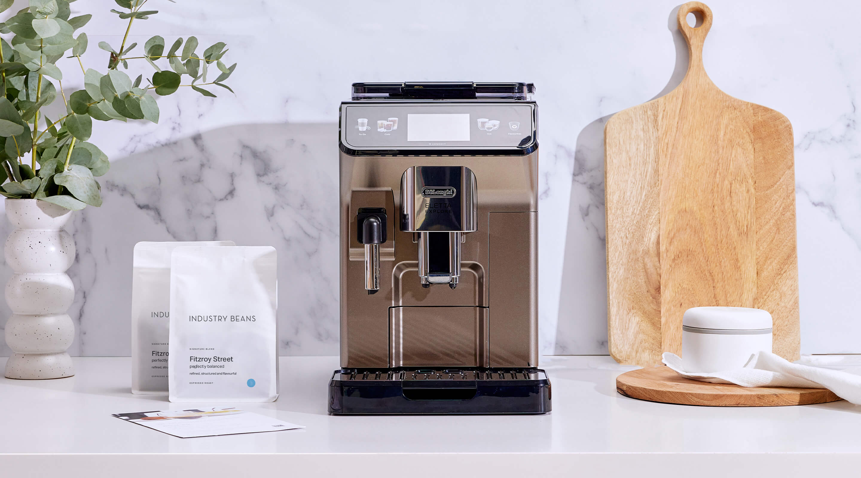 De'longhi Eletta Explore Automatic Coffee Machine with Cold Brew