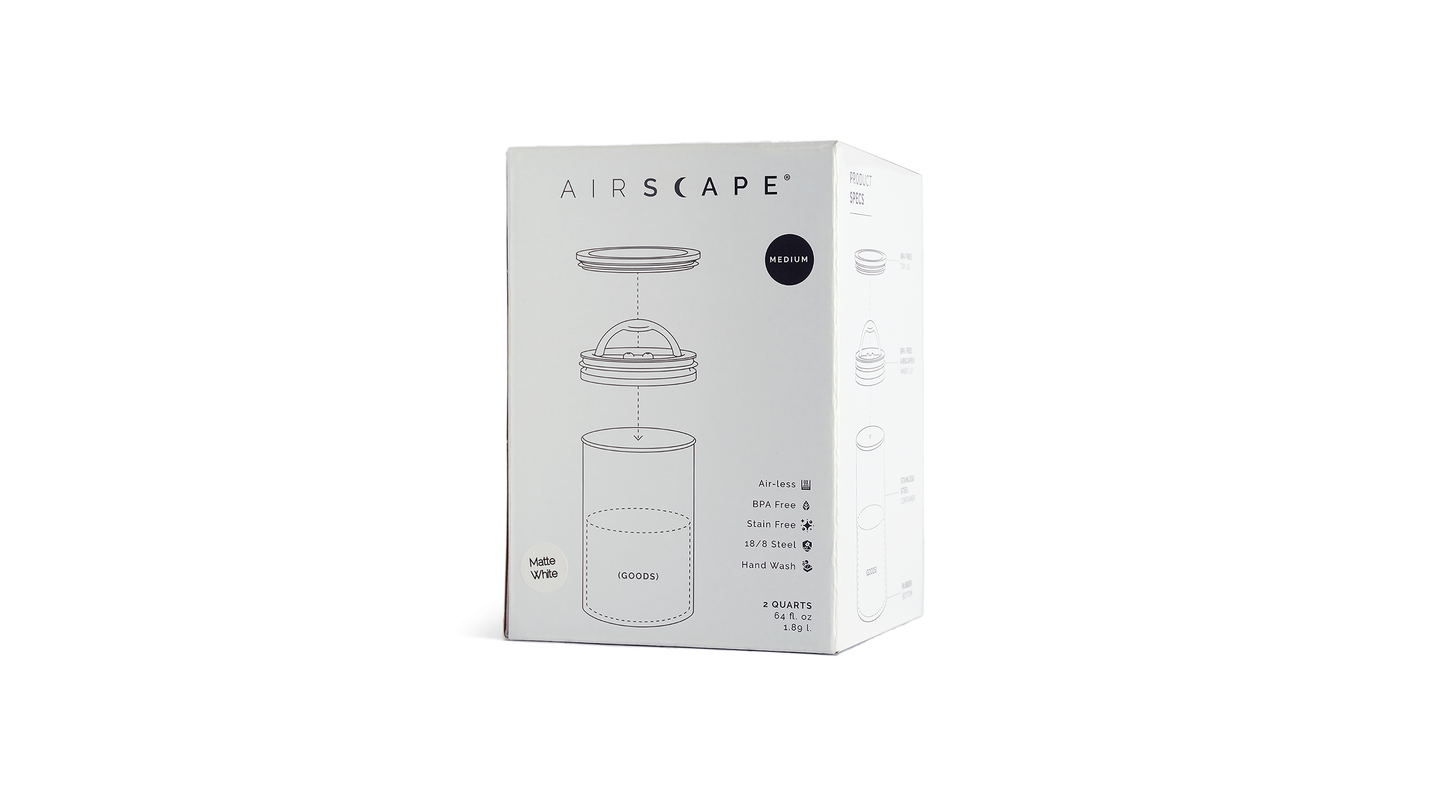 Airscape Vacuum Canister
