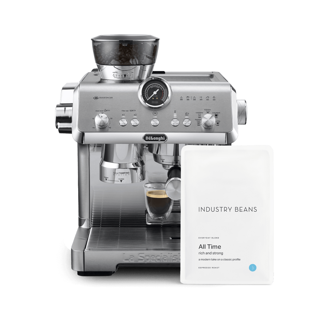 De'Longhi La Specialista Opera Coffee Machine in Silver