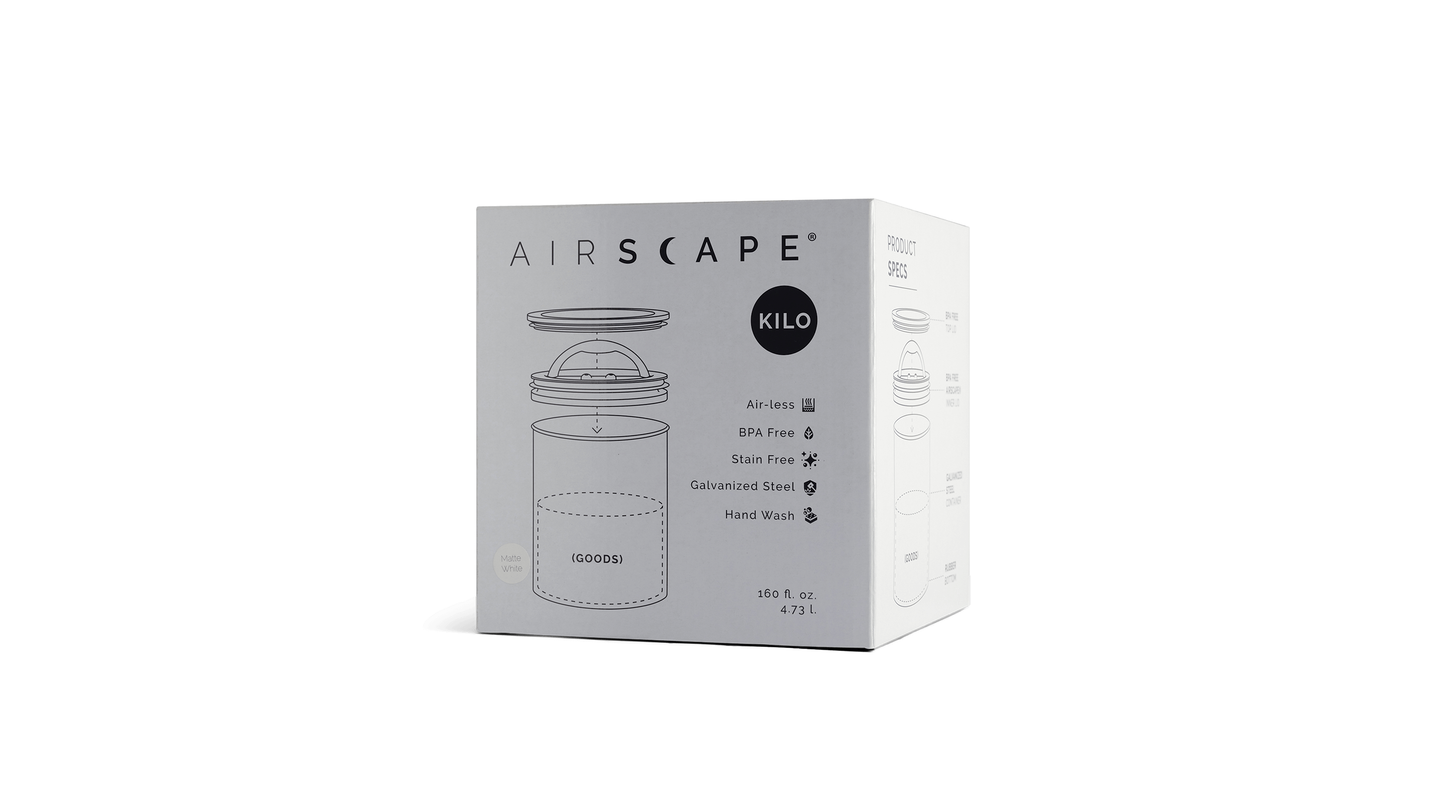 Airscape Vacuum Canister